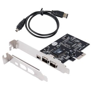Tarjeta De Expansión Pcie 3 Puertos 1394a Firewire, Pci E...