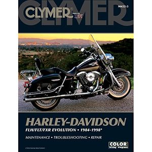 Manual de reparación de Clymer para Harley FLH FLT FXR 8498