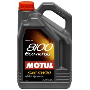 Motul MTL102898 007229 8100 Econergy 5W30 100% de combustible sintético económico Gasolina y lubricante diésel 5 litros
