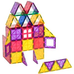 Playmags Clear Colors - Juego De Construcción De Mosaicos...