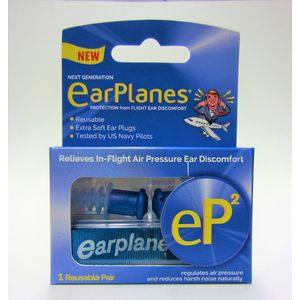Earplanes® Ep2 Paquete De Valor Reutilizable (2 Pares)