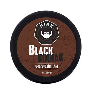 GIBS Black Kodiak Beard Balm-Aid, 2 onzas