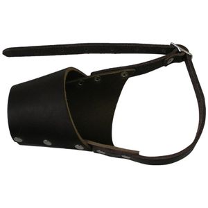 Jorvet j0230e bozal de cuero para mascotas