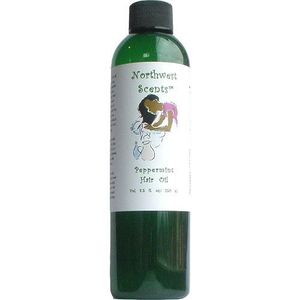 Aceite para el cabello Northwest Scents Peppermint para cabello negro, afroamericano, afro caribeño, seco, grueso y altamente texturizado - Botella de