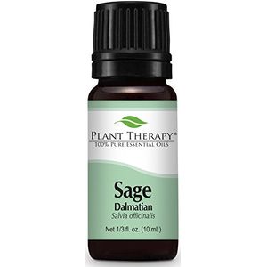 Salvia aceite esencial 10 ml 100% puro sin diluir grado terapéutico