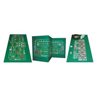 Craps & Ruleta doble cara Casino de fieltro Disposición