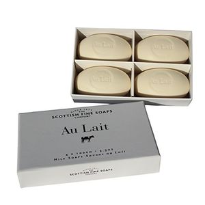 The Scottish Fine Soaps Company Jabones de leche Au Lait (4 x 100 g)