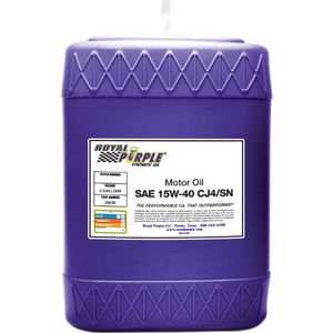 Royal Purple 05540 APILicensed SAE 5W40 aceite de motor sintético de alto rendimiento 5 gal