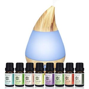 Difusor de aromaterapia 8 aceites esenciales lavanda nuez moscada limoncillo menta jazmín menta té eucalipto
