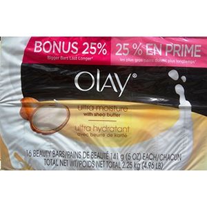 Olay Ultra Moisture 165 OZ Bar Jabones Shea Butter 90 OZ