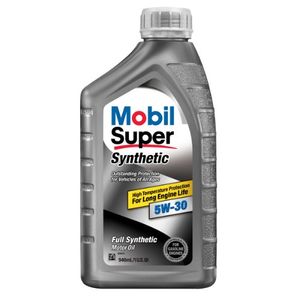 Mobil Super 112914 5W30 aceite de motor sintético 1 cuarto paquete de 6