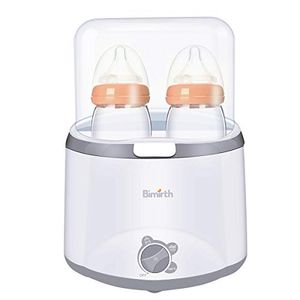 Calentador de biberones calentador de biberones esterilizador de leche materna calentador de alimentos para bebés fórmula de calentador de leche doble