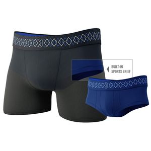 Rendimiento Calzoncillos calzones + Interior integrado Sports Breve de compresión para la formación de Atletas