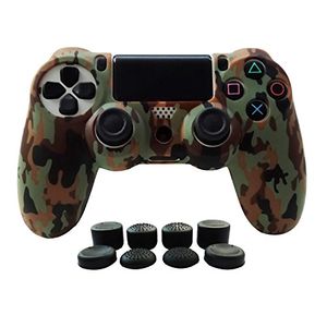 Protector de la cubierta del controlador de gel de silicona hikfly para sony ps4 ps4 controlador de video slimps4 pro juegos 1 x cubierta del controla