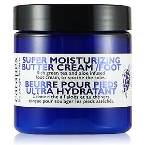 Crema para pie para tacones agrietados, pies secos, Carapex Foot Crema para manteca humectante súper, Alivio natural sin perfumes para sequedad, picaz