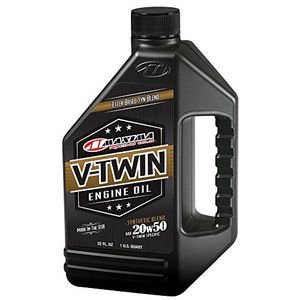 Maxima Racing Oils 3014901 20w50 VTwin aceite de motor de mezcla sintética 32 fl oz