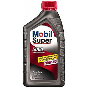 Mobil Super 1204306PK 10W40 Motor Oil 1 Quart Pack de 6