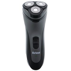 Barbasol para hombre afeitadora recargable wcuchillas de acero inoxidable y pop trimmer