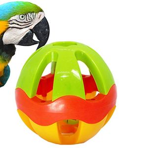 Bonka Bird Toys 2008 ENORME 5 PLÁSTICO PET BALL Loro Foraging Foot Talon Toy Bueno para grandes guacamayos Cockatoos Gatos Perros pequeños DIY bebé be
