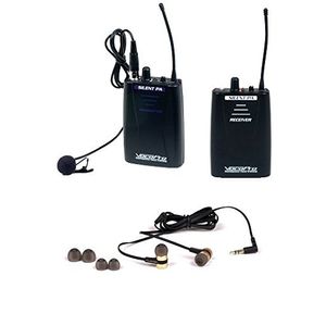 VocoPro SILENTPAINEARAIR Paquete de monitor InEar Inalámbrico Profesional PLL con Transmisor y Receptor