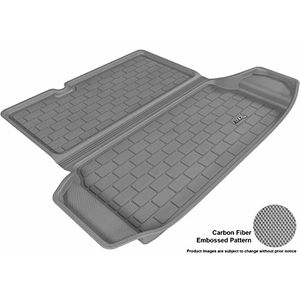 3D MAXpider Cargo Custom Fit AllWeather alfombra de piso para ciertos modelos Chevrolet Sonic Sedan Kagu Rubber Grey
