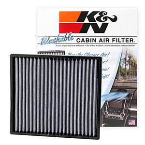 K y N VF2007 Filtro de aire de cabina lavable y reutilizable Limpia y refresca el aire entrante para su Hyundai Kia