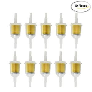 Filtros de combustible en línea QUWEI Gas para Kawasaki Kohler Briggs y Stratton Motor pequeño 14 pulgada X 516 pulgadas Paquete de 10