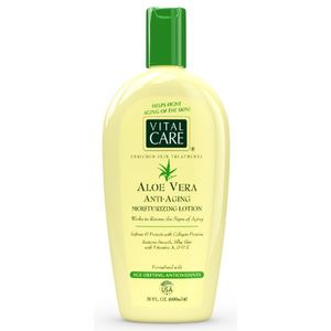 Aloe vera loción corporal hidratante antienvejecimiento por cuidado vital trabaja increíblemente para revertir los signos del envejecimiento suaviza y