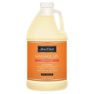 Bon Vital Original Massage Gel para una base de masaje versátil para relajar los músculos adoloridos  Reparación de pieles secas para masajistas que d
