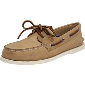 Sperry Top-Sider hombres auténtico original de 2 ojos zapatos de barco, cuero genuino y suela de goma sin marcas