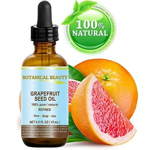 Aceite de semilla de pomelo 100% pure natural sin diluir refinado aceite prensado en frío aceite no esencial 05 flóculos 15 ml para el cuidado del cab