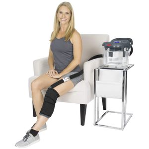 VIVE terapia fría máquina - grande hielo Cryo Cuff - crioterapia Flexible Freeze Kit sistema encaja de rodilla, hombro, tobillo, Cervical, espalda, pi