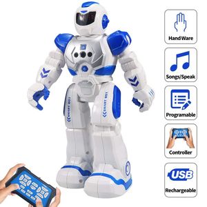 sikaye mando a distancia Robot para niños, inteligente robot programable con driver de infrarrojos Juguetes, baile, Canto, LED Ojos, gesto Sensing Kit