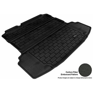 3D MAXpider Cargo Liner Custom Fit AllWeather Alfombra de piso para ciertos modelos Volkswagen Jetta Kagu Rubber Black