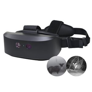 Tracker anteojos de visión nocturna Prismáticos Optics near-infrared Illuminator impermeable para observación de la fauna, caza, de vigilancia