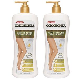 Goicoechea arnica y camomila  loción corporal relajante tacto crema arnica y manzanilla toque calmante 135 fl oz pack de 2