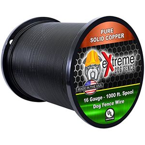 Alambre eléctrico de alambre para perros de servicio pesado universal compatible para todos los modelos de cercas eléctricas para perros y cachorros o