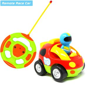 Big Mo juguetes de control remoto coche para niños – Los niños RC coche de carreras de dibujos animados con música y luces