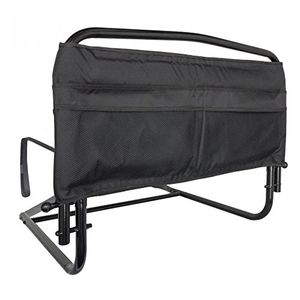Stander 30 barandilla para cama de seguridad para adultos y bolsa acolchada - hogar ancianos barra de seguridad barandilla abatible asidero auxiliar