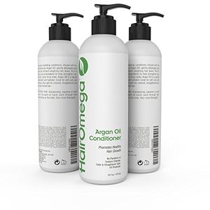 Dr. Formulas Hairomega Acondicionador restaurador infundido con aceite de argán - Hidrata el cuero cabelludo seco y ayuda a un crecimiento del cabello