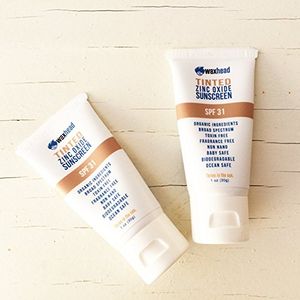 Protector solar de óxido de zinc teñido con cera, Paquete de 2, Facial, No tóxico, Reef Safe, Amplio espectro, SPF 31, Hecho en EE. UU., Tubos de 1 oz