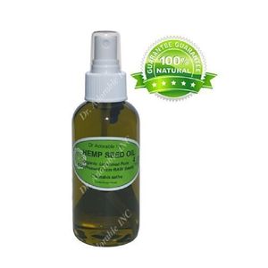 Beneficios del aceite de cáñamo para el cuidado de la piel del clavo del cabello viene con un pulverizador de 4 oz