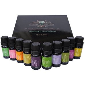 Aceites esenciales de aromaterapia 100% puro 10 ml cada uno  aceite de grado terapéutico libro de recetas de difusor descargable ideal para masaje dif
