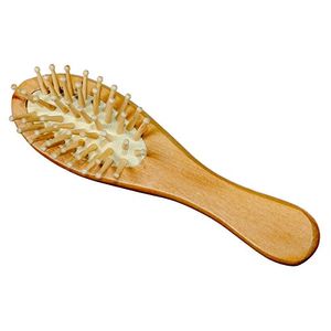 Cepillo de pelo para desenredar la piel, usar madera natural o mojada, belleza de peluquería y salón de belleza, una de las brochas para herramientas