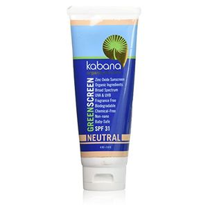 Protector solar orgánico Pantalla verde Óxido de zinc SPF 31 Tintado NEUTRAL SoyFree Vegano Glutenfree 8oz230g Como 2x4oz Crema hidratante natural Cre