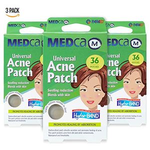 Acné cuidado de la espinilla parche de absorción ocultada  vendas hidrocoloide 108 unidades de dos tamaños universal acné tratamiento de foco para car