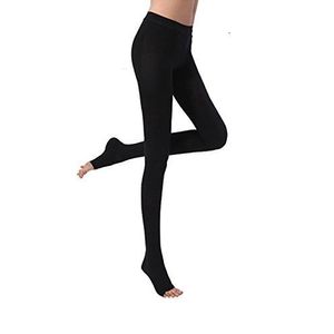 briteleafs opaco para medias de compresión medias punta abierta 20 – 30 mmHg terapéutico – Apoyo firme compresión gradiente, grado profesional, XXL, N