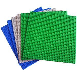 Placa base para construcción clásica, set de 6 de 10 in x 10 in, compatible con todas las principales marca (2 verdes, 2 azules, 2 grises)