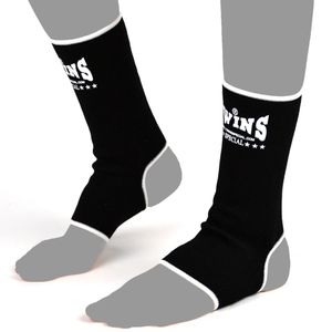 Twins Special tobillera protectora color negro, azul, rojo y rosa, tallas M y L, para protección en Muay Thai, boxeo, kickboxing y artes marciales mix