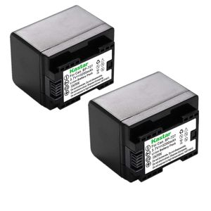 KaSTAR (completamente descifrado) batería (2-Pack) para Canon BP-727 y VIXIA HF M50 HF M52, HF M500, HF R30, HF R32, R40 HF, HF R42, HF R50, R52 HF, H